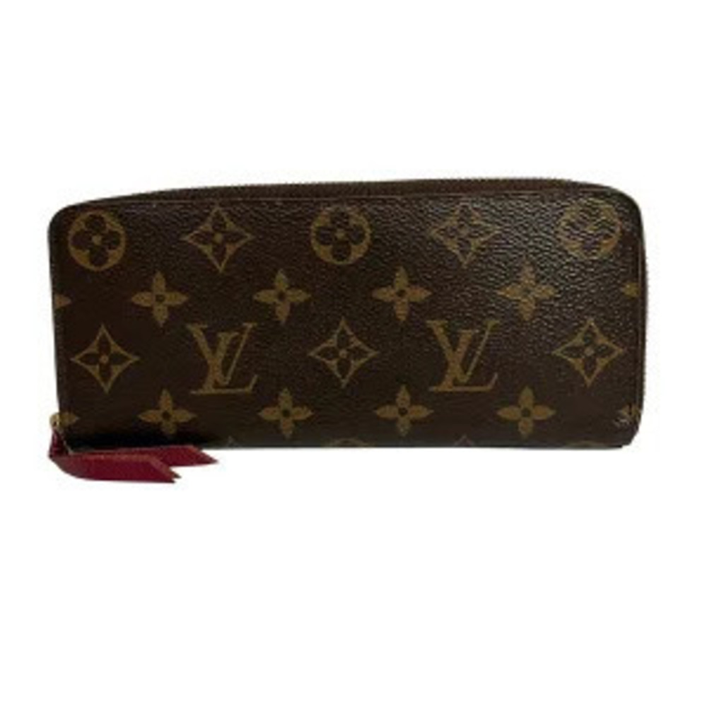Louis Vuitton Monogram Portefeuille Clemence Round Zip Long Wallet